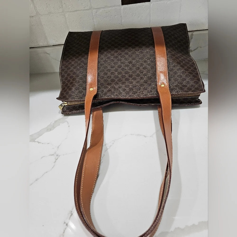 CelineTote Bag Macadam Brown